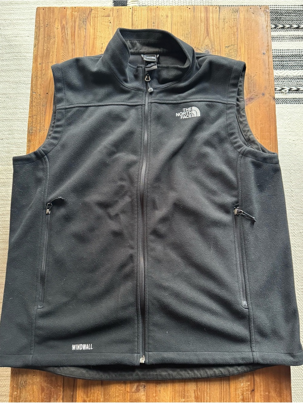 The North Face Black WindWall Men’s Fleece Vest